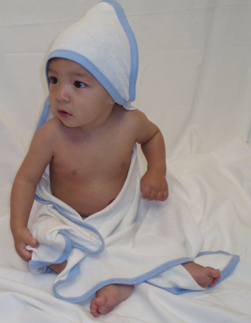 Infant Hooded Bath Towels Pack of 2 — Soft Newborn Baby Bath Essentials