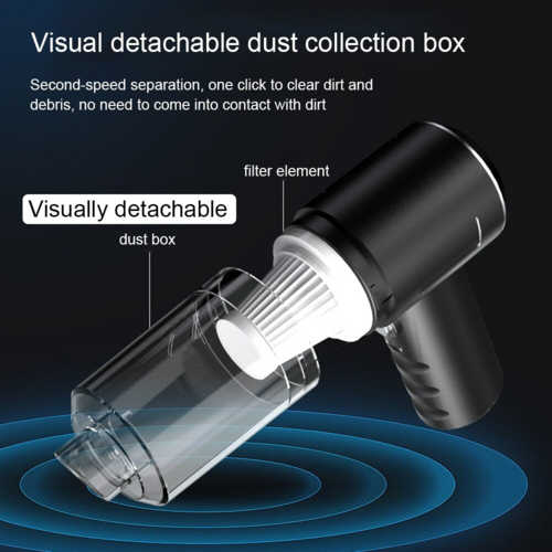 Cordless Handheld Car Vacuum Cleaner — 120W Portable Mini Vacuum for Auto & Home
