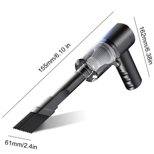 Cordless Handheld Car Vacuum Cleaner — 120W Portable Mini Vacuum for Auto & Home