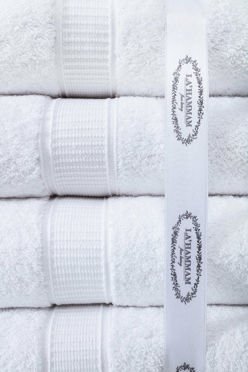 Luxury Turkish Cotton Bath Towel Set of 6 — Soft Absorbent Hotel-Grade Towels
