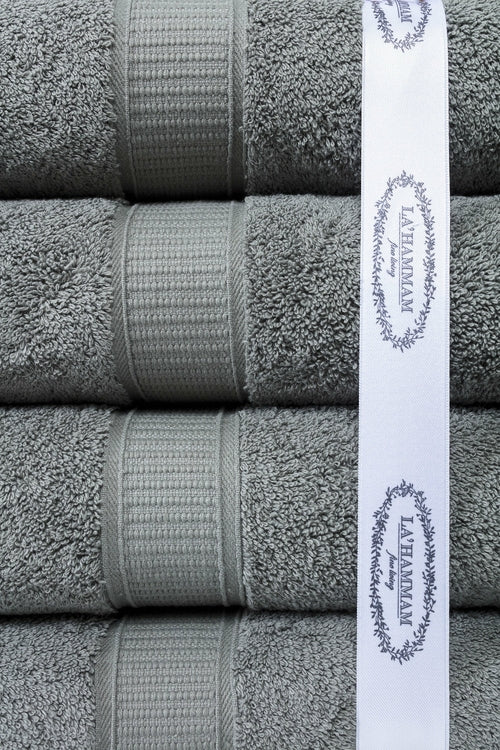 Luxury Turkish Cotton Bath Towel Set of 6 — Soft Absorbent Hotel-Grade Towels