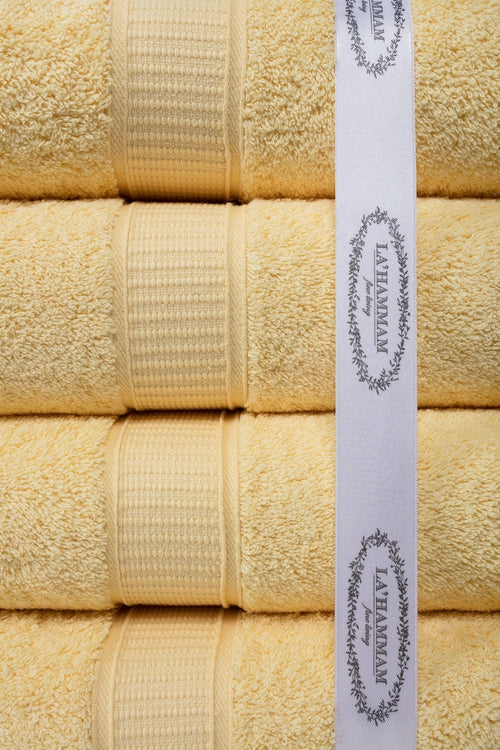 Luxury Turkish Cotton Bath Towel Set of 6 — Soft Absorbent Hotel-Grade Towels